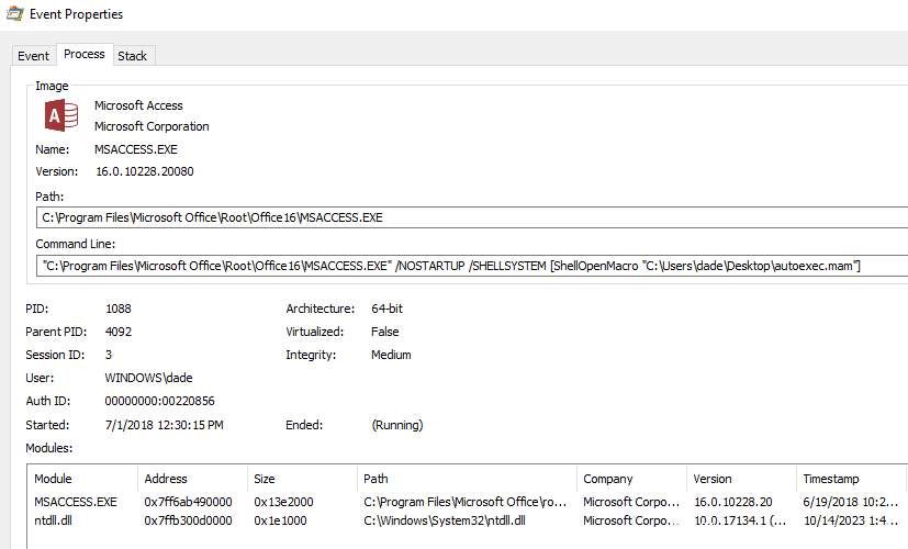 使用Microsoft Access Macro 快捷方式钓鱼,只需