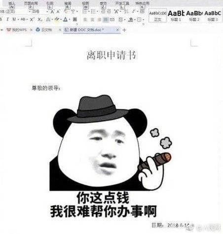 我用一个老板把网友期待高兴图片表情包辞了!奇葩晒表情辞职信图片