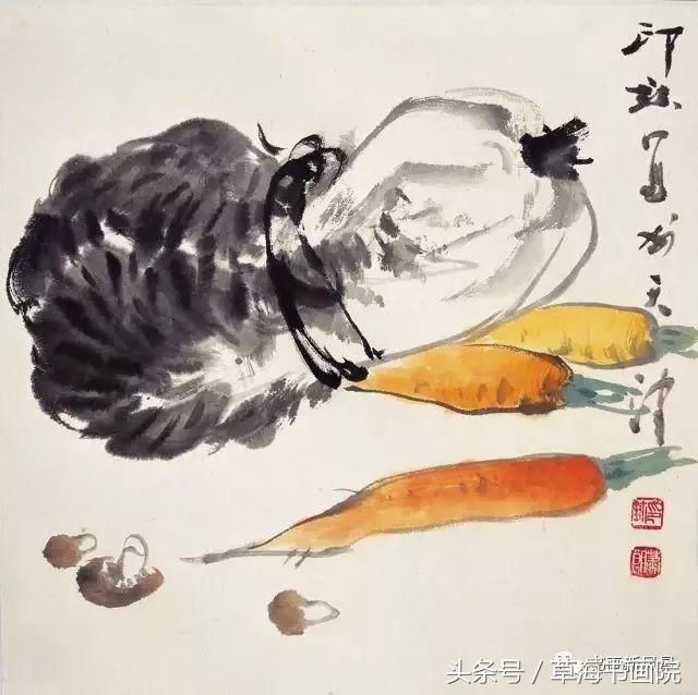 美醉儿童圈的画中朋友情趣古诗词古代蔬果图片
