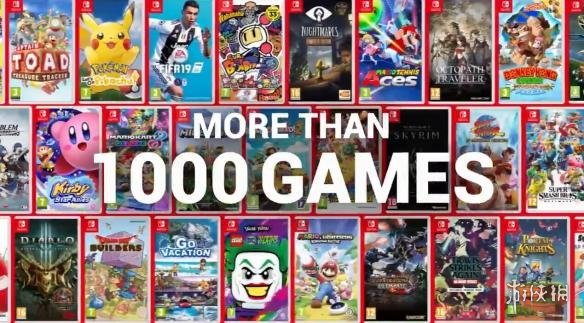 switch游戏数已超过1000任天堂发布视频以示庆祝