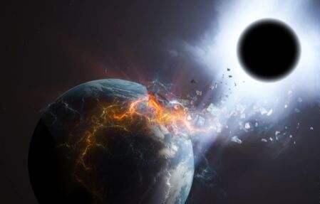 银河系中竟存在超大黑洞,地球会在某一天被黑洞吸进去吗?