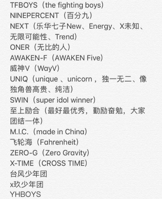 阿里八娃,加油男孩,你觉得哪个组合名字最好笑